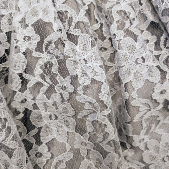 Girl's Cinderella Couture Silver Blue Lace Sleeveless Formal Dress Size 10 - Picture 3 of 12